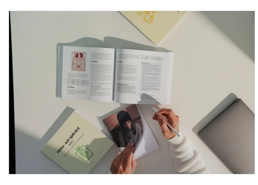 Studier med kursböcker